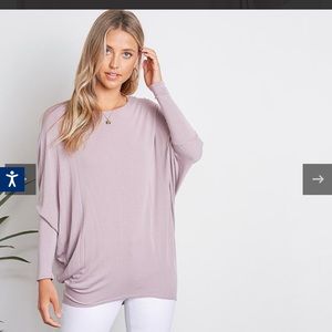 Charolette Avery Long sleeve cocoon top